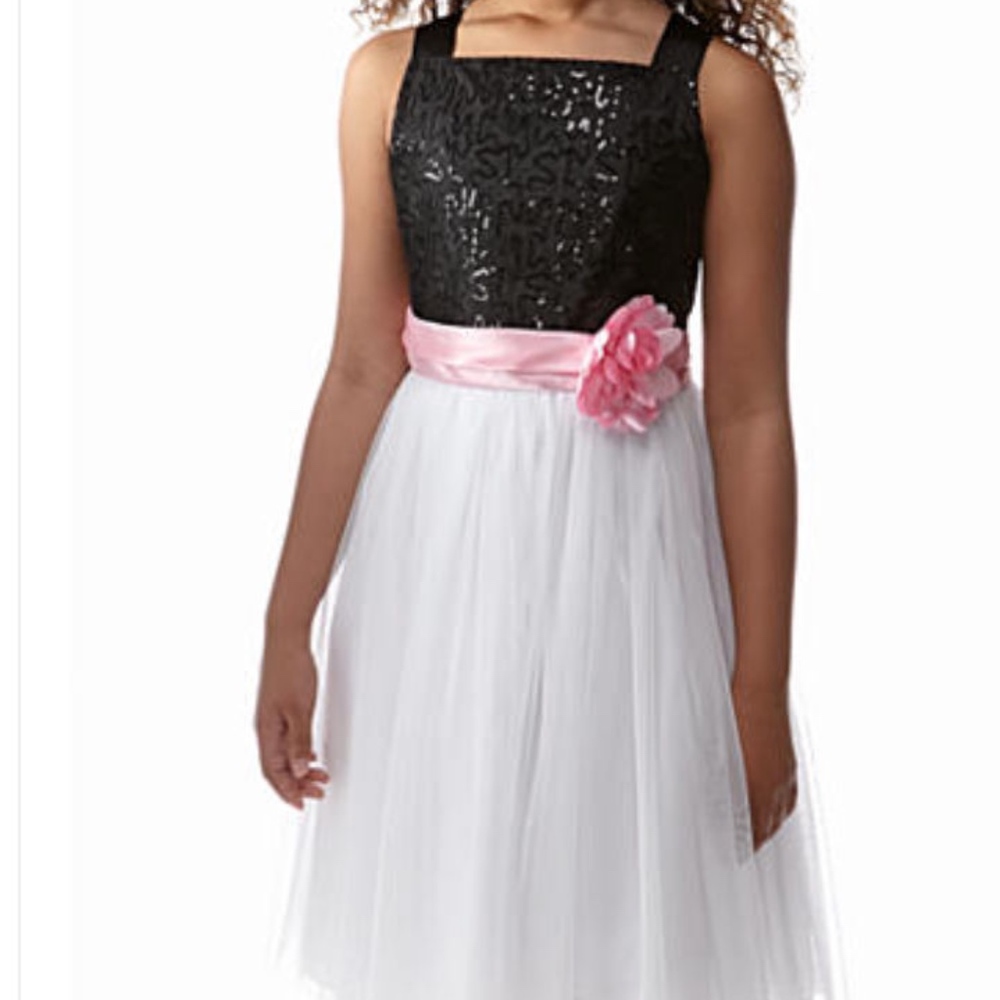 Bloome Sequin Top Tulle Dress Girls Plus 12.5